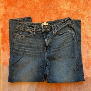 Madewell straight leg jeans size 33